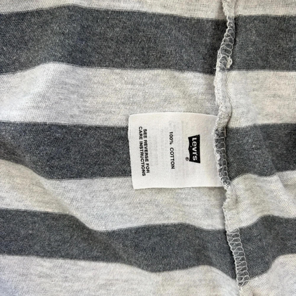 El Real Gray and Silver Striped Long Sleeve Shirt